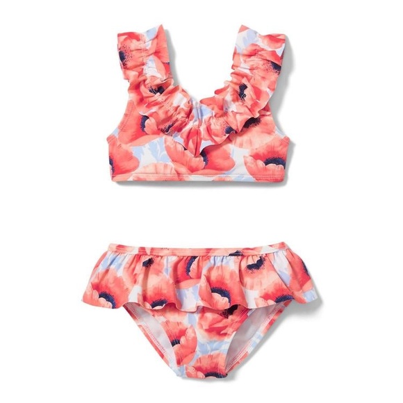 Janie and Jack Other - Janie and Jack Poppy Print 2-Piece Swimsuit, 12-18M - NWT